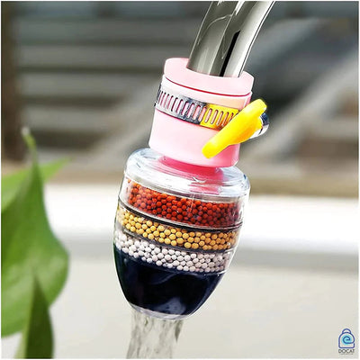(Buy 1 Get 1 free) Multi-Layer Activated Carbon Water Faucet Filter (Assorted Color) Everrd