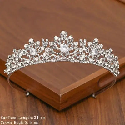Bridal Tiara Hair Crown Wedding  Accessory - EVERRD USA