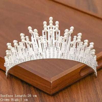 Bridal Tiara Hair Crown Wedding  Accessory - EVERRD USA