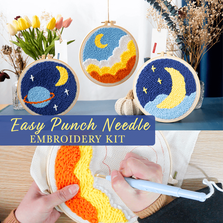 Easy Punch Needle Embroidery Expert Kit - EVERRD USA