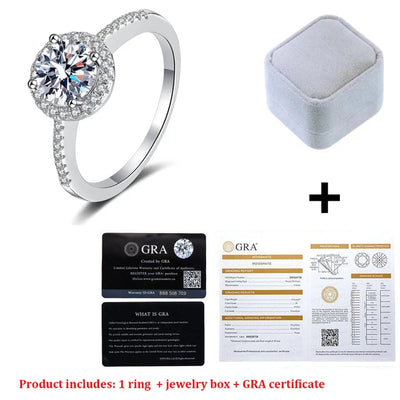 Eternal Brilliance® Luxury Moissanite Ring + GRA Certificate - EVERRD USA