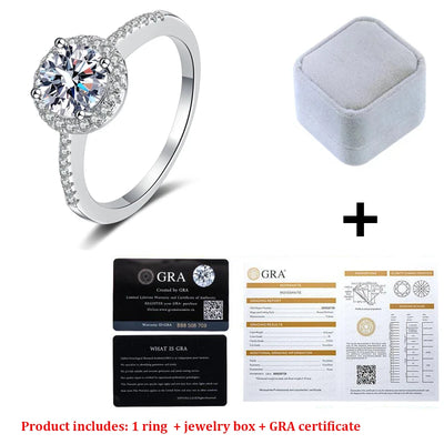 Eternal Brilliance® Luxury Moissanite Ring + GRA Certificate - EVERRD USA