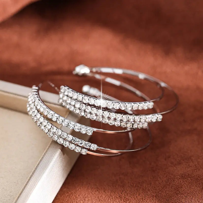 Lymphatic Diamond Hoop Earrings（Limited Time Discount 🔥 Last Day） - EVERRD USA