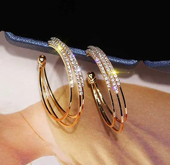 Lymphatic Diamond Hoop Earrings（Limited Time Discount 🔥 Last Day） - EVERRD USA