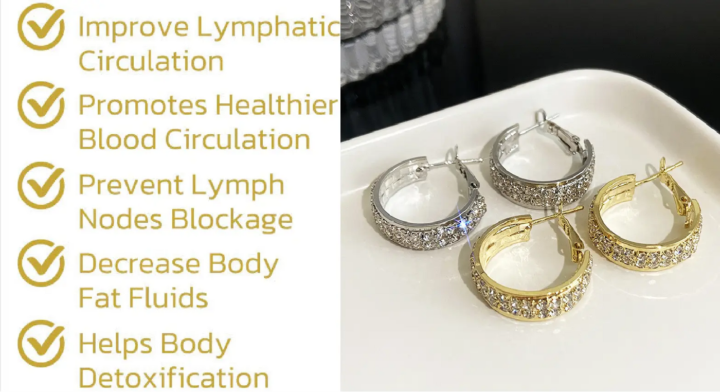 Lymphatic activity hoop earrings（Limited Time Discount 🔥 Last Day） - EVERRD USA