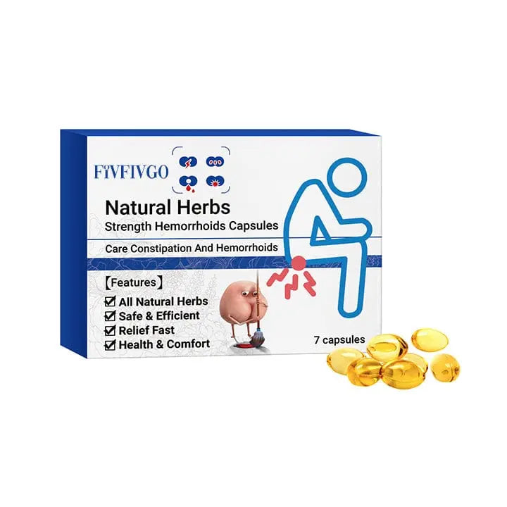 Fivfivgo™ Natural Herbal Strength Hemorrhoid Capsules - EVERRD USA