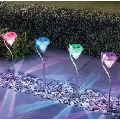 Solar Powered Garden Diamond Light - EVERRD USA